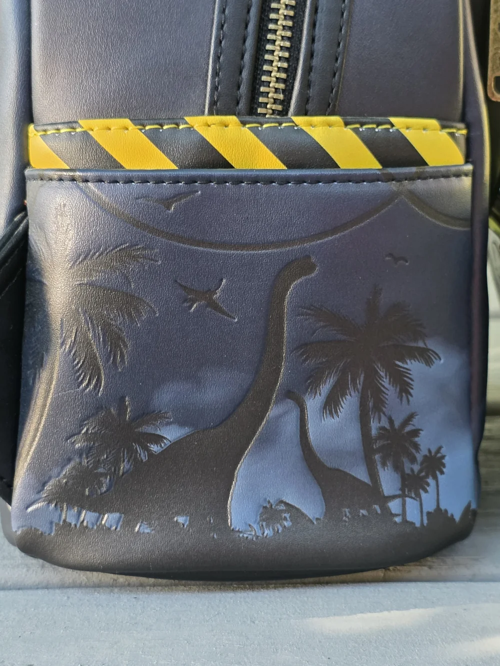 Loungefly Jurassic Park Glow In The Dark Backpack And Zip Wallet